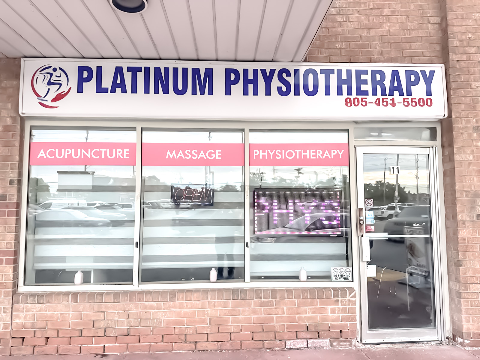 Platinum Physiotherapy clinic exterior Brampton